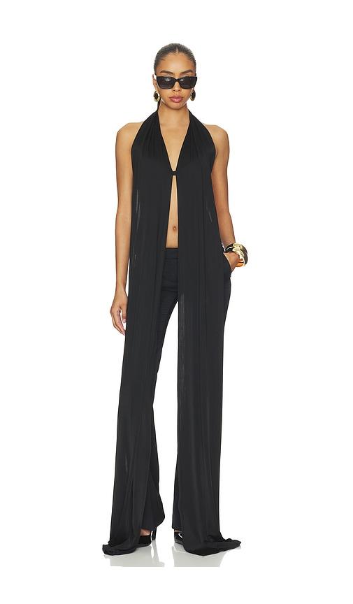 the new arrivals by ilkyaz ozel mawu top in black.