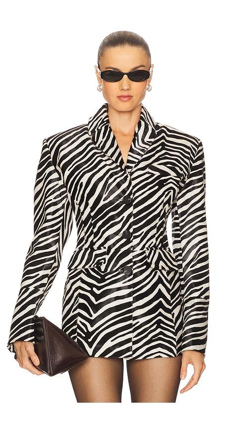the new arrivals by ilkyaz ozel maya jacket in black.