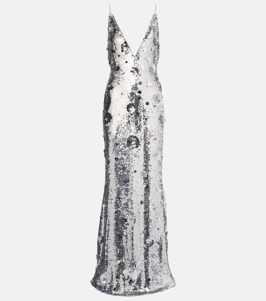 the new arrivals ilkyaz ozel claudie sequined gown