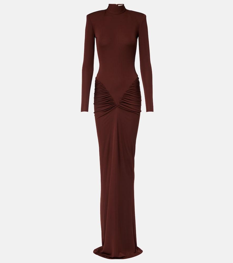 the new arrivals ilkyaz ozel darja ruched gown