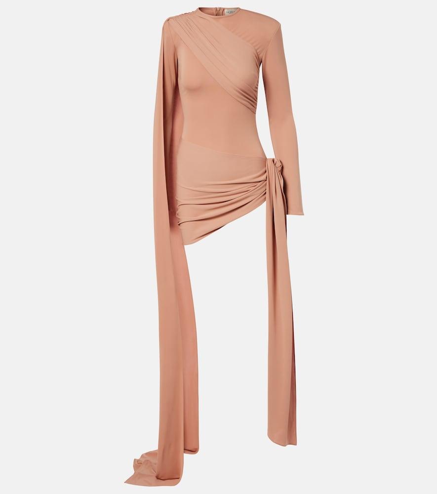 the new arrivals ilkyaz ozel draped gathered minidress