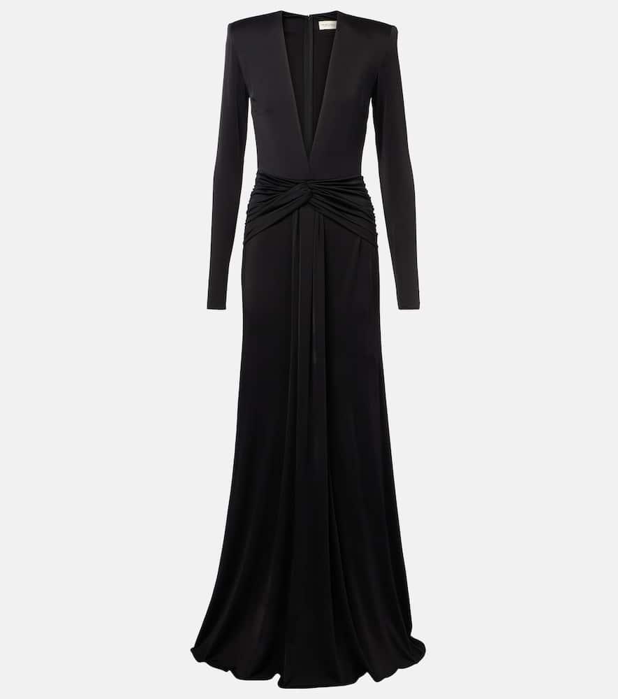 the new arrivals ilkyaz ozel jersey gown