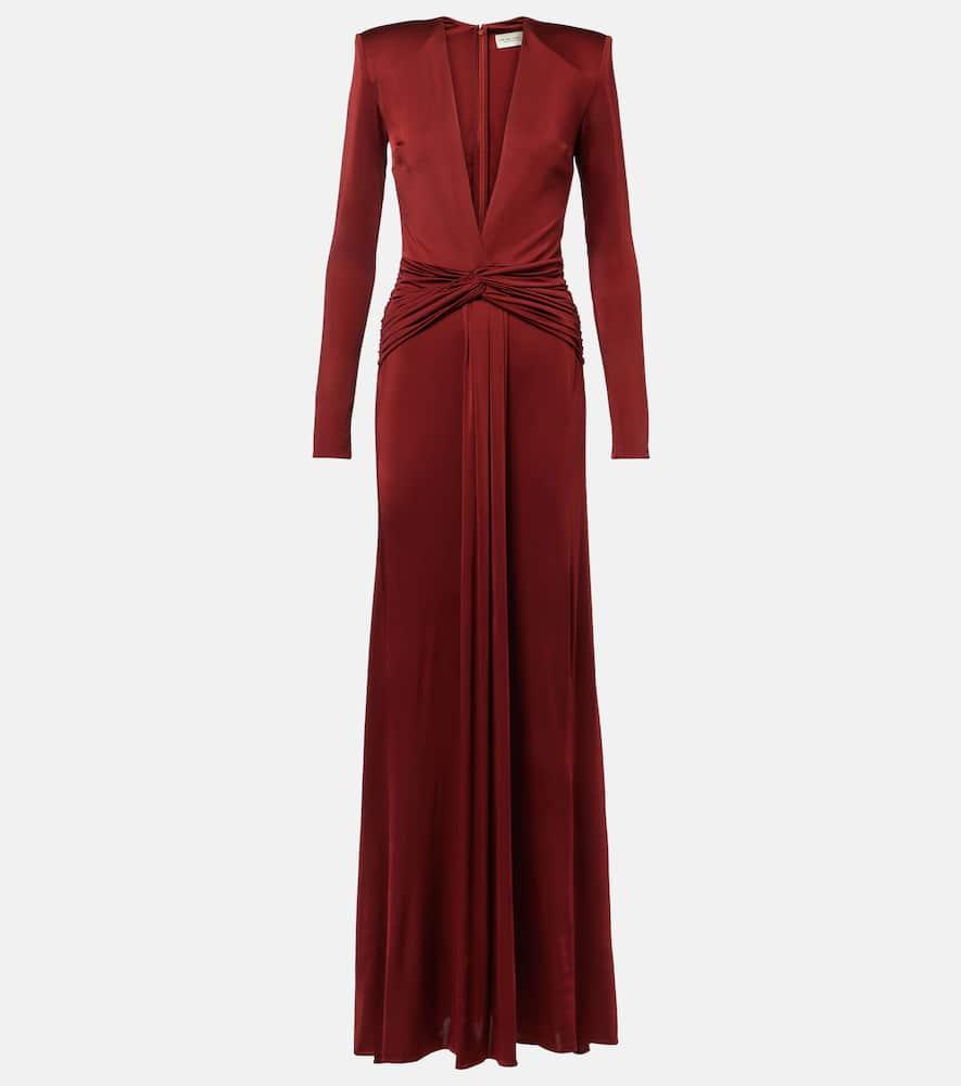 the new arrivals ilkyaz ozel jersey gown