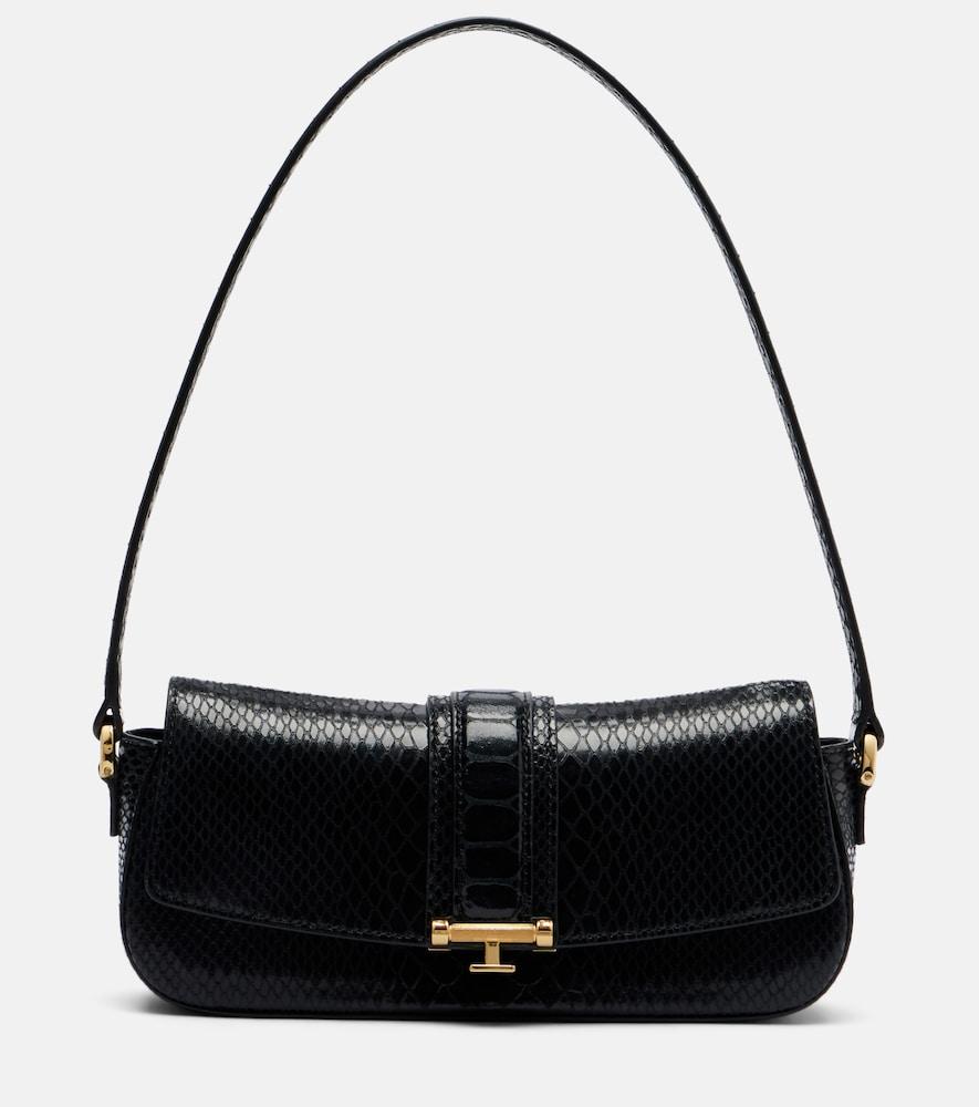 the new arrivals ilkyaz ozel obscura.06 leather shoulder bag