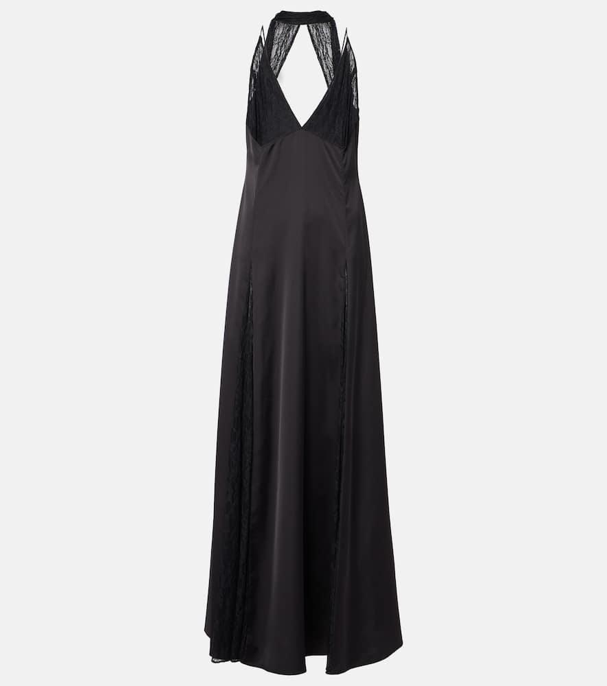 the new arrivals ilkyaz ozel paige satin and lace gown