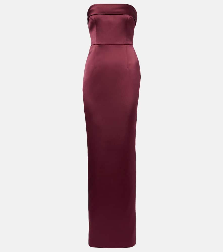 the new arrivals ilkyaz ozel rhea satin gown