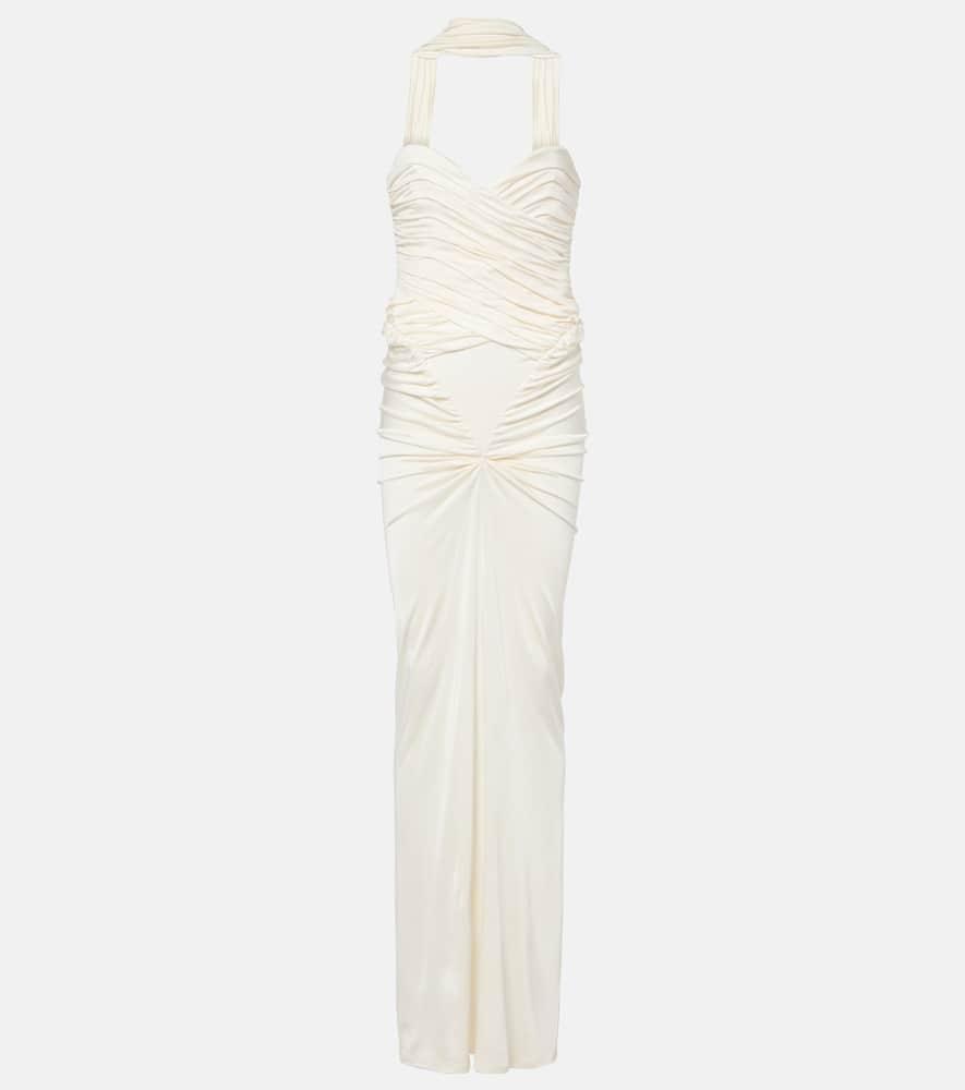 the new arrivals ilkyaz ozel samsara ruched strapless gown