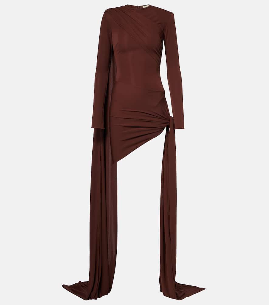 the new arrivals ilkyaz ozel venus draped minidress