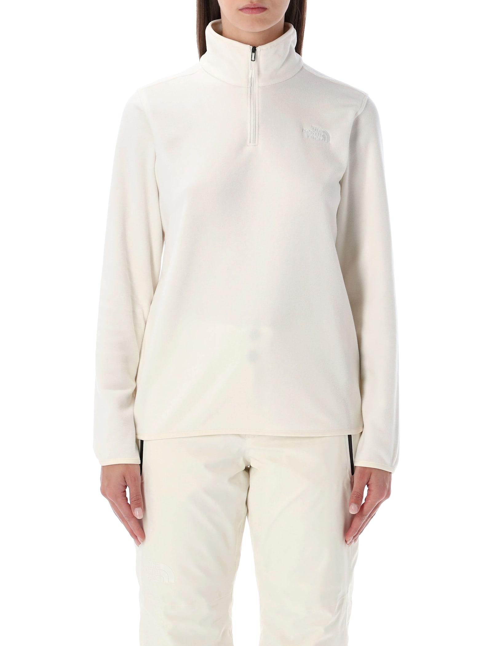 the north face black glacier fleece with 1/4 zip