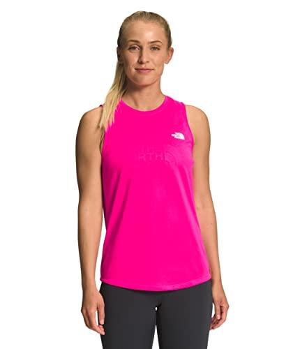 the north face elevation tank - women's pink glo x-small