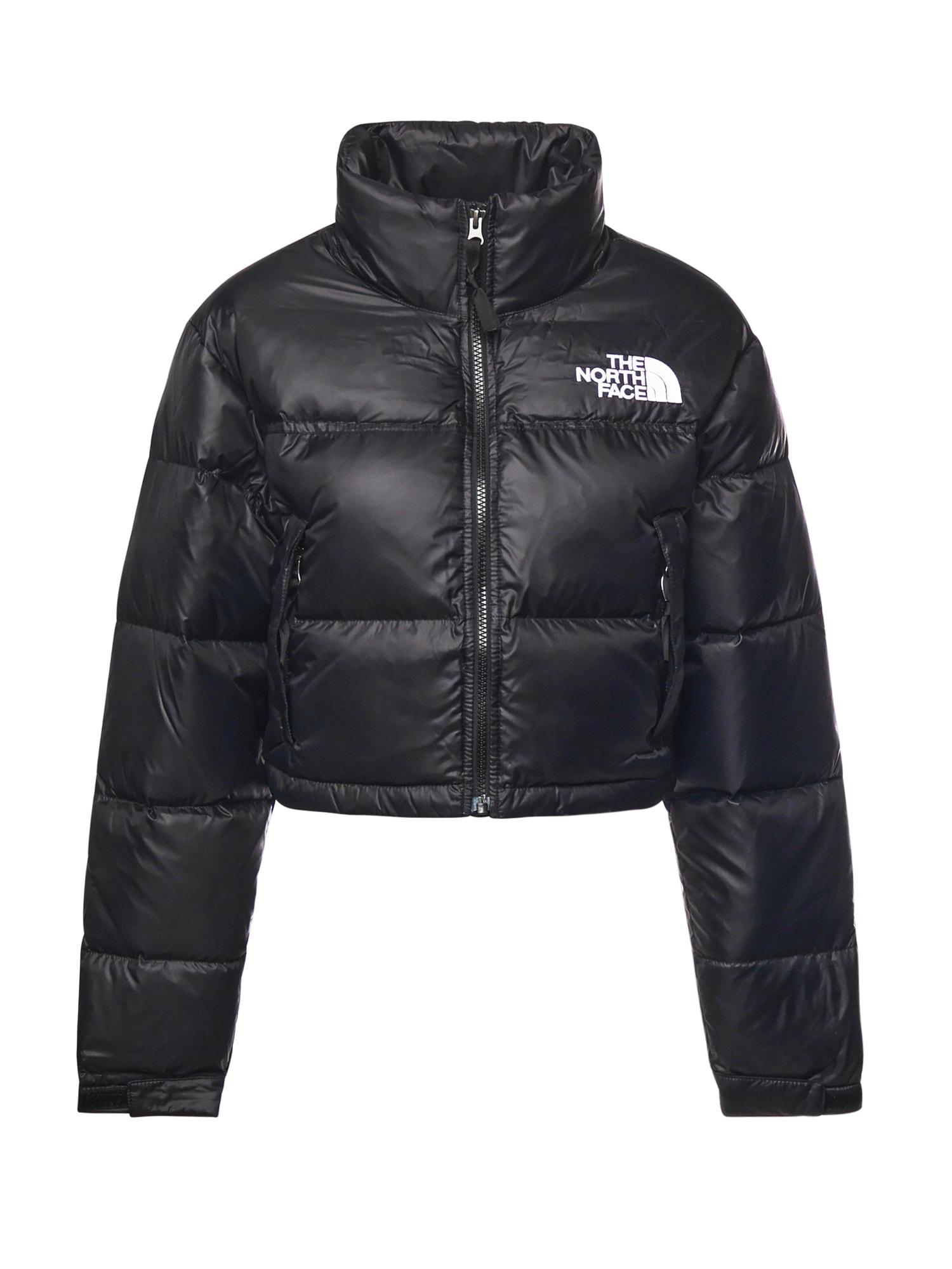 the north face nuptse cropped nylon jacket