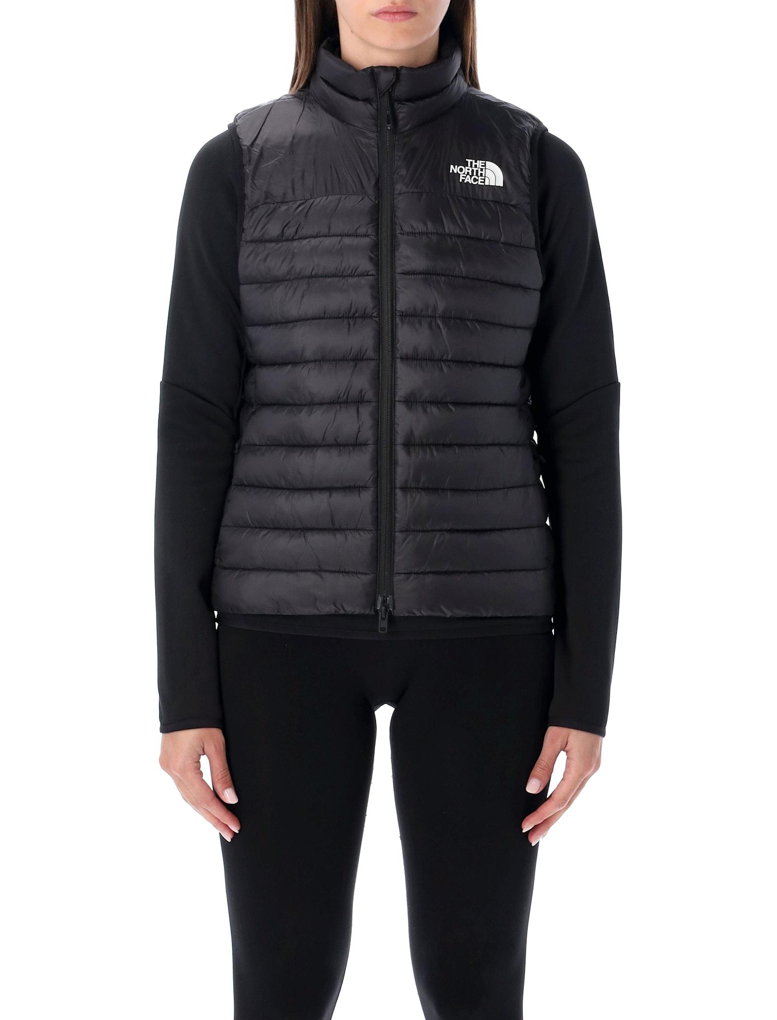 the north face thermoball black padded vest
