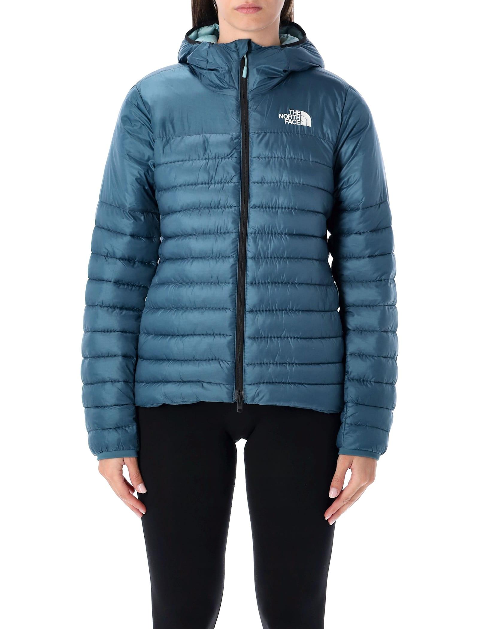 the north face thermoball padded hooded jacket