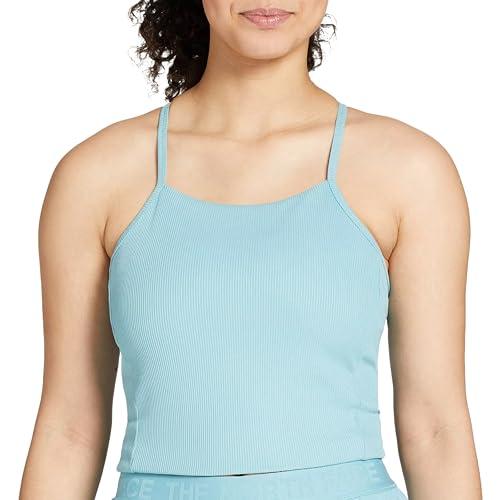 the north face women's guide forward ribbed tank top (us, alpha, medium, regular, regular, reef waters)
