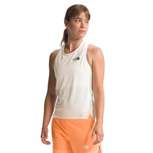the north face women's sunriser tank, white dune, medium