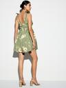 the occasion by old navy fit & flare taffeta mini dress