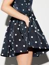 the occasion by old navy fit & flare taffeta mini dress