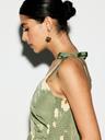 the occasion by old navy fit & flare taffeta mini dress