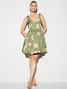 the occasion by old navy fit & flare taffeta mini dress