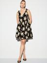 the occasion by old navy fit & flare taffeta mini dress