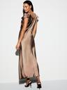 the occasion by old navy flutter-sleeve keyhole satin maxi dress