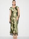 the occasion by old navy flutter-sleeve keyhole satin maxi dress