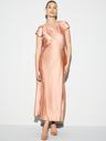 the occasion by old navy flutter-sleeve keyhole satin maxi dress