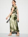 the occasion by old navy flutter-sleeve keyhole satin maxi dress