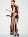 the occasion by old navy flutter-sleeve keyhole satin maxi dress
