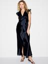 the occasion by old navy flutter-sleeve satin maxi dress
