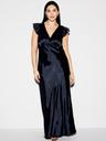 the occasion by old navy flutter-sleeve satin maxi dress