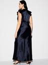 the occasion by old navy flutter-sleeve satin maxi dress