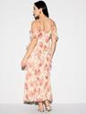 the occasion by old navy off-shoulder ruffle chiffon maxi dress