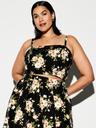 the occasion by old navy taffeta cropped tank top