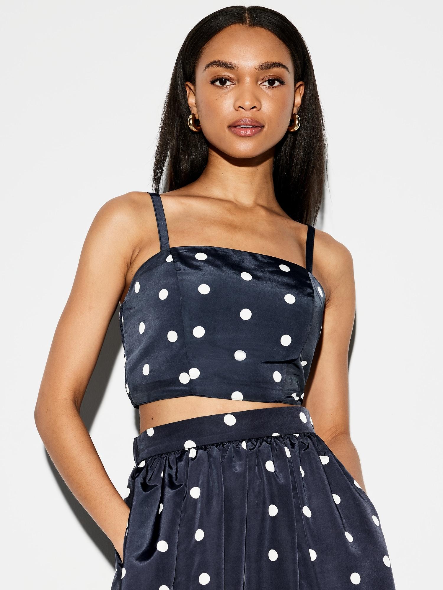 the occasion by old navy taffeta cropped tank top