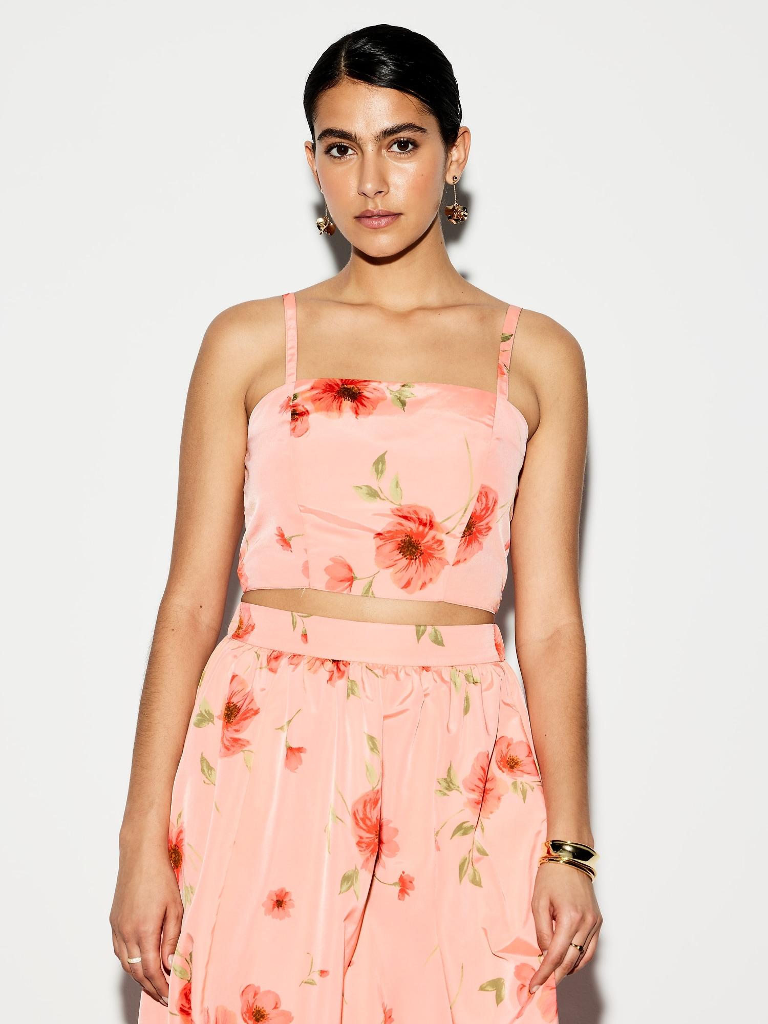 the occasion by old navy taffeta cropped tank top