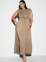 the occasion by old navy twist-front maxi dress