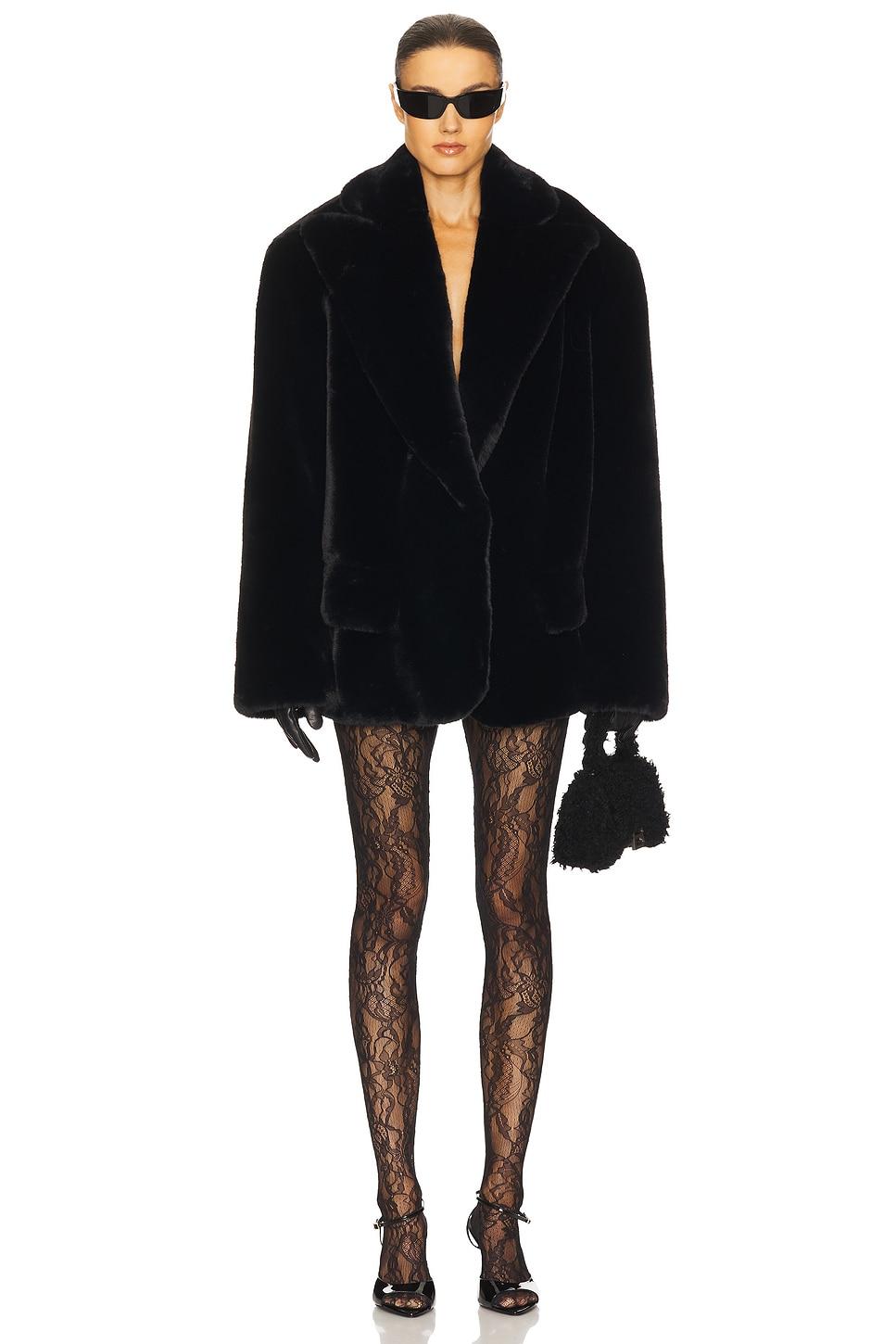 the oslo faux fur coat
