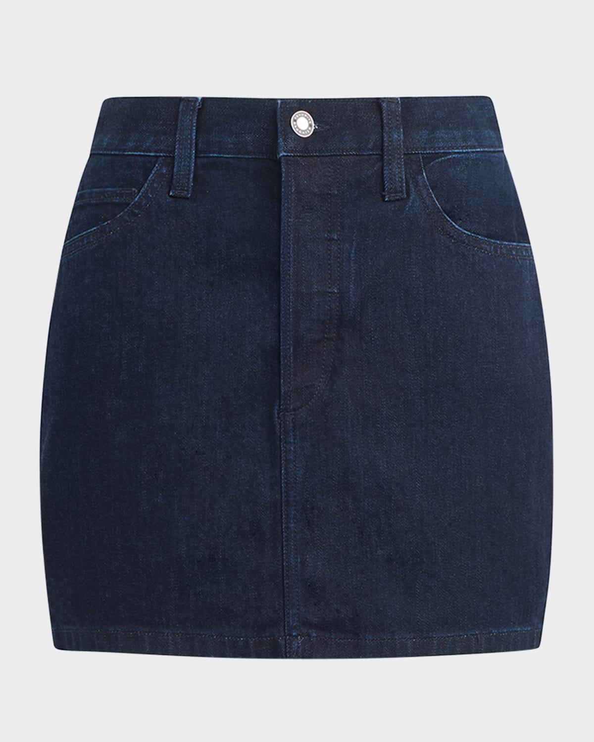the otto denim mini skirt