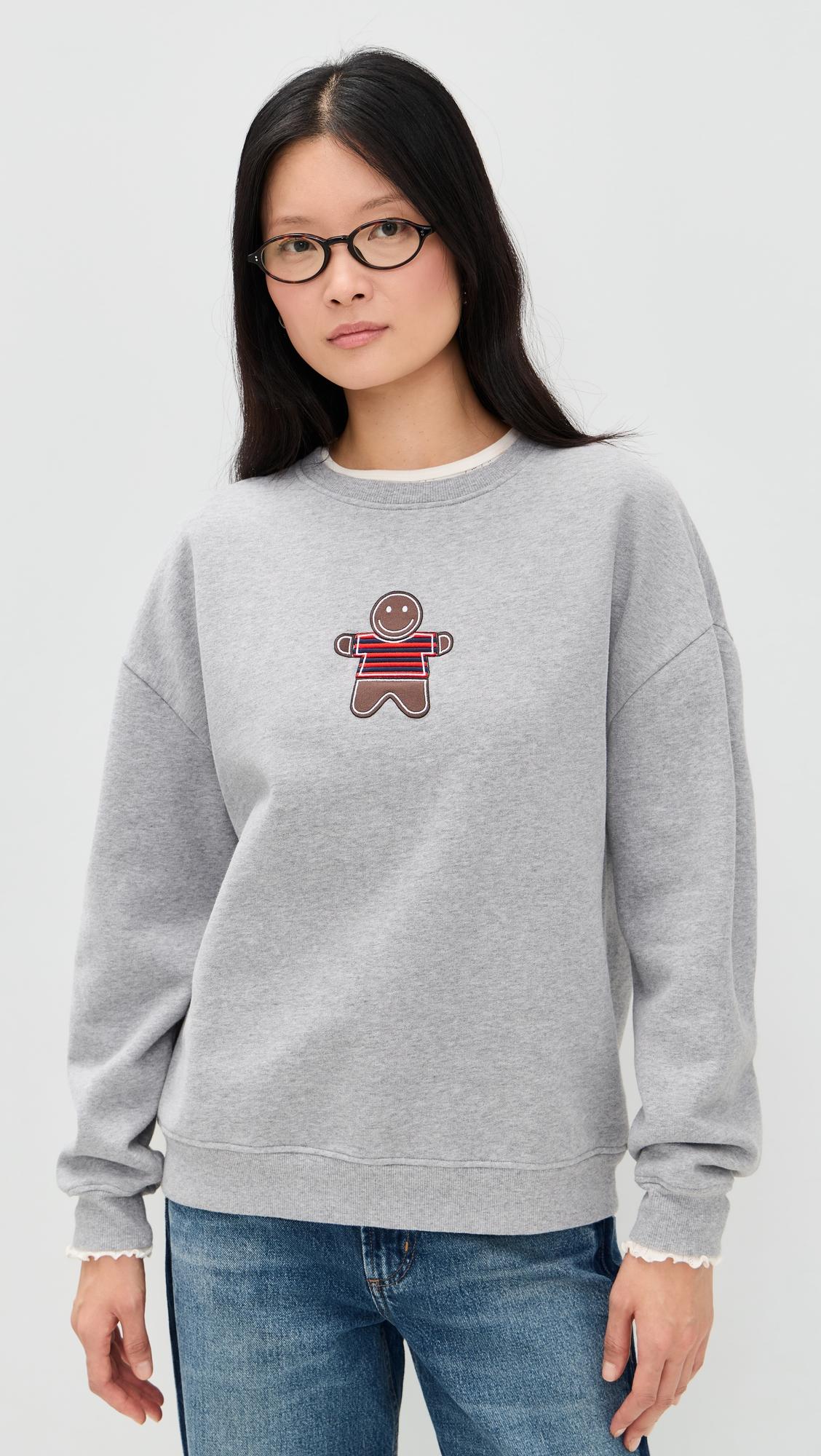 the oversized gingerbread sweatshirt