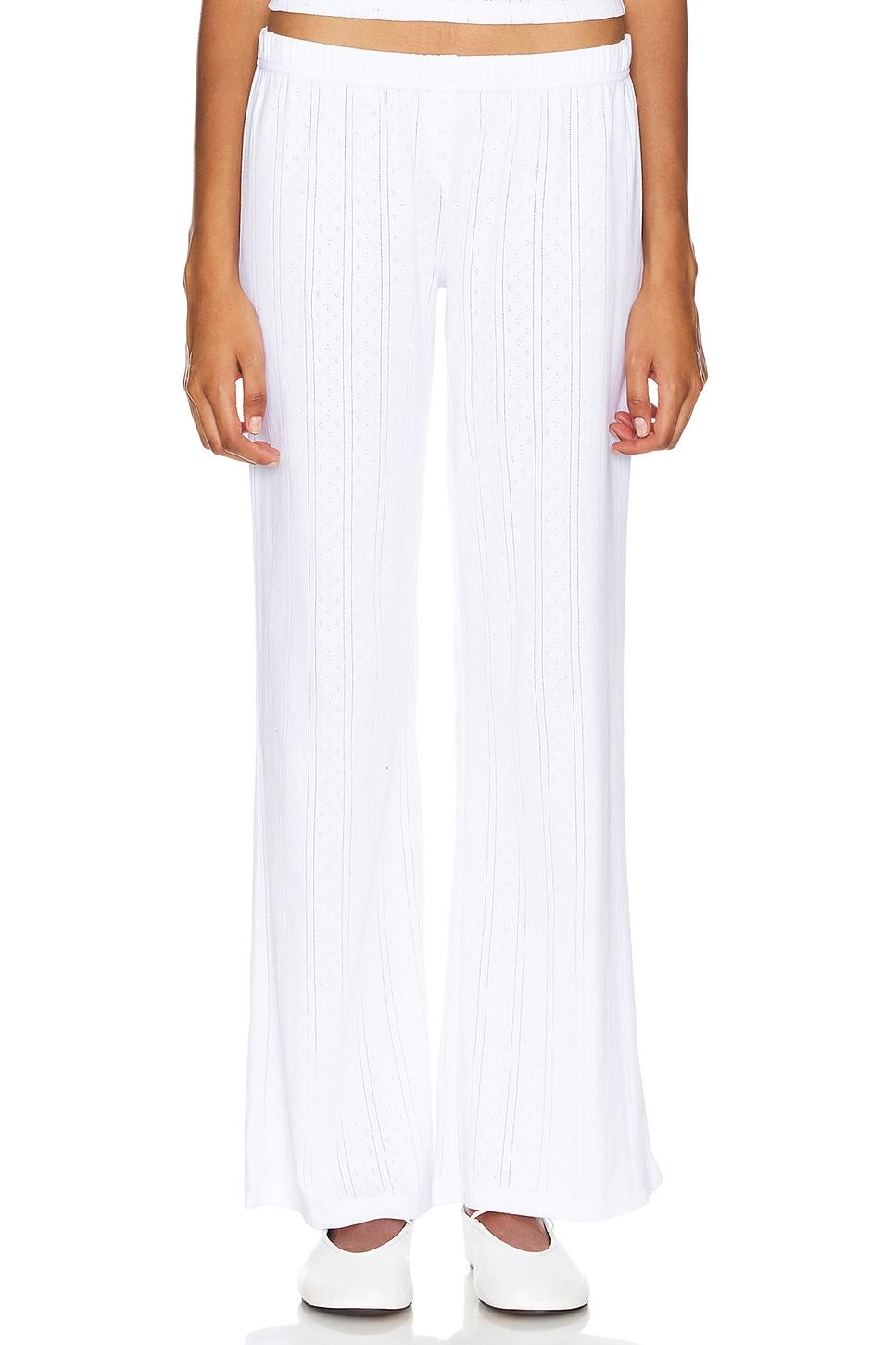 the pant in white