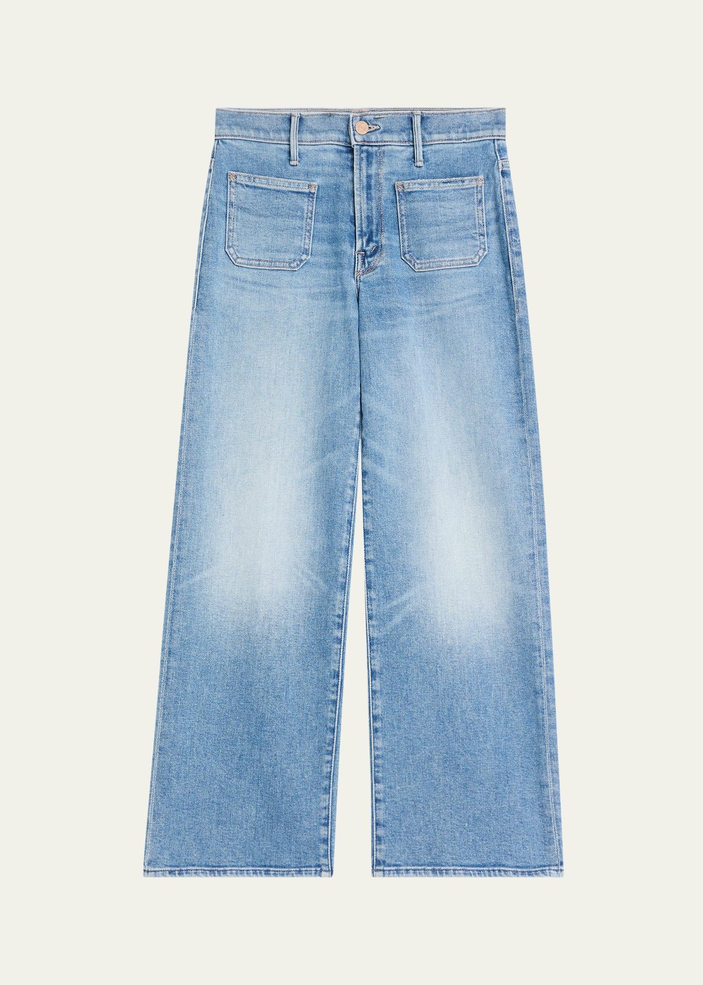 the patch pocket mid-rise maven ankle jeans