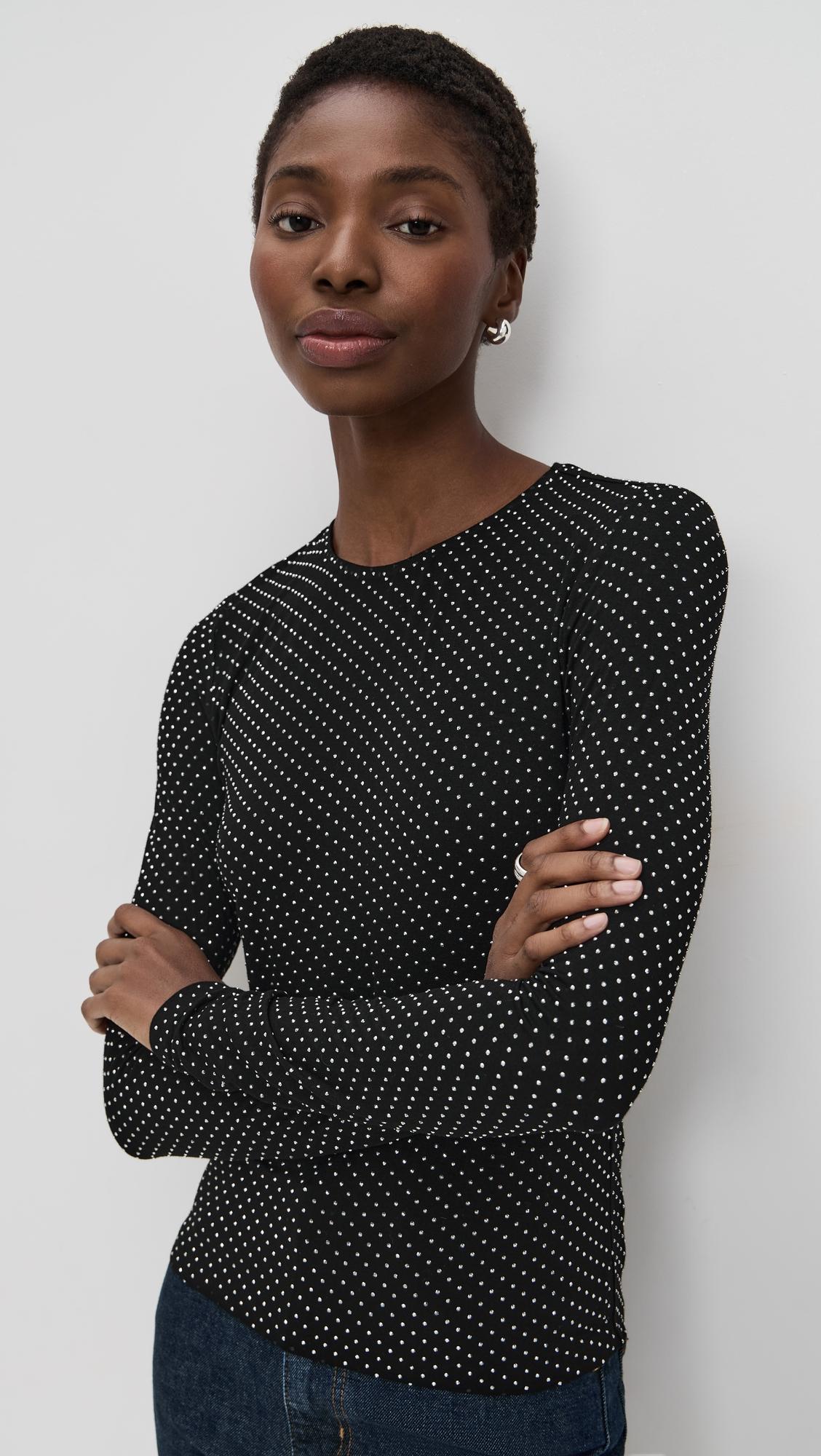 the rhinestone jersey top