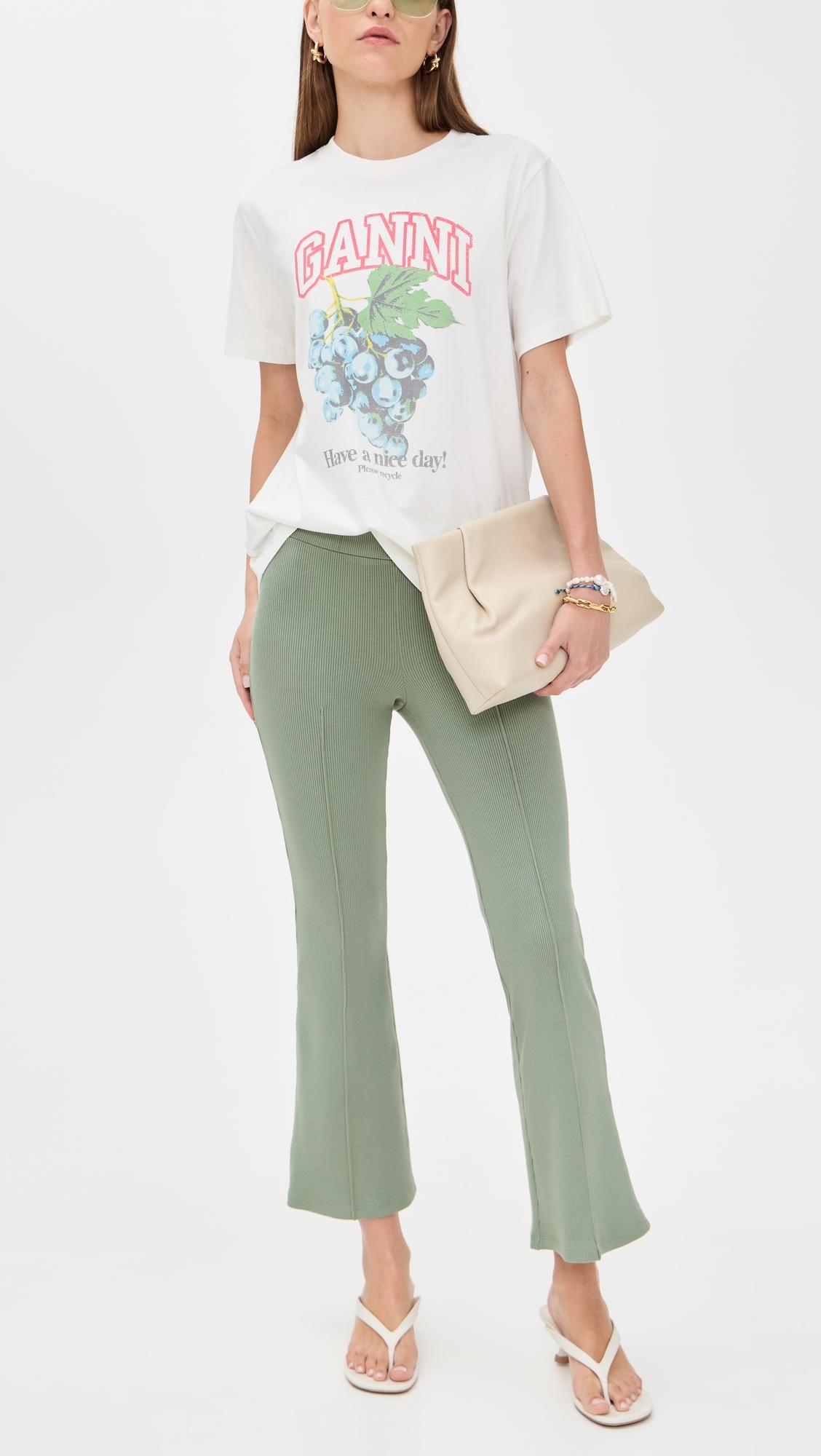 the rib kick flare pants