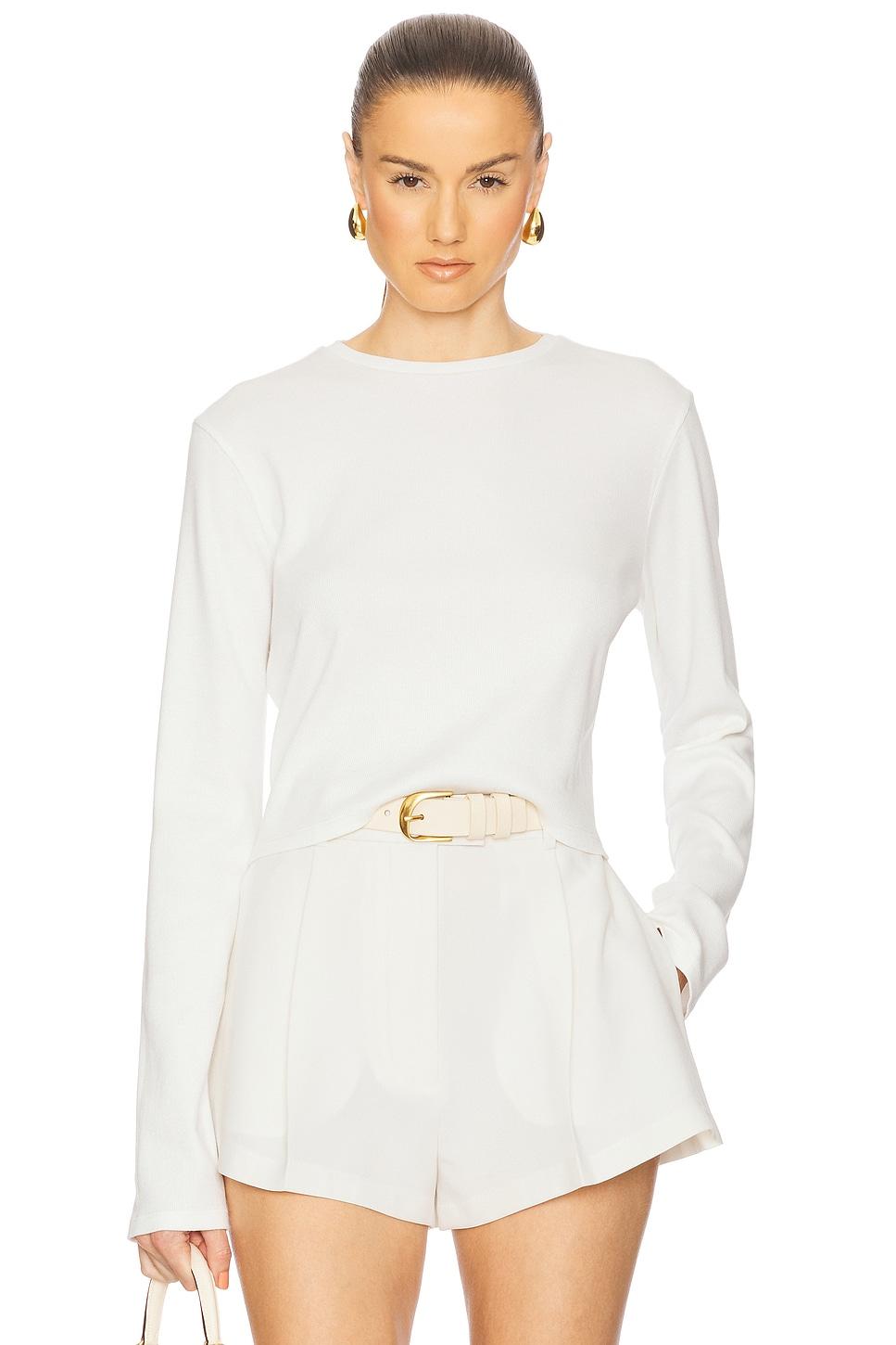 the rib long sleeve tee