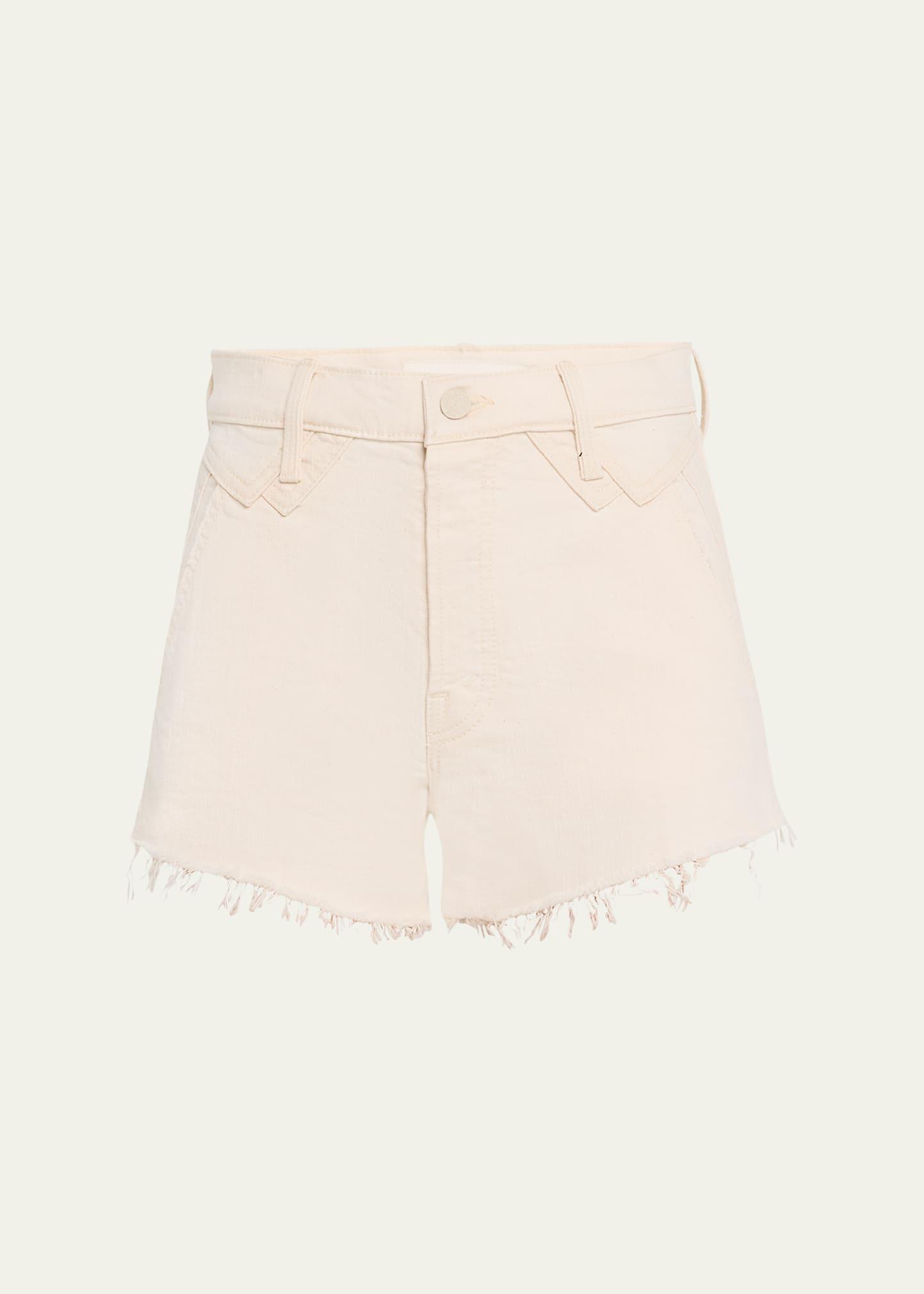 the rocky tomcat kick fray denim shorts