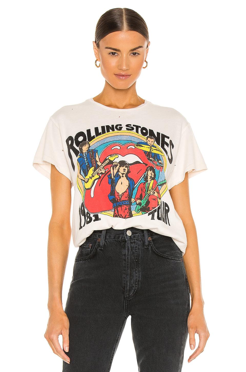 the rolling stones tee in white