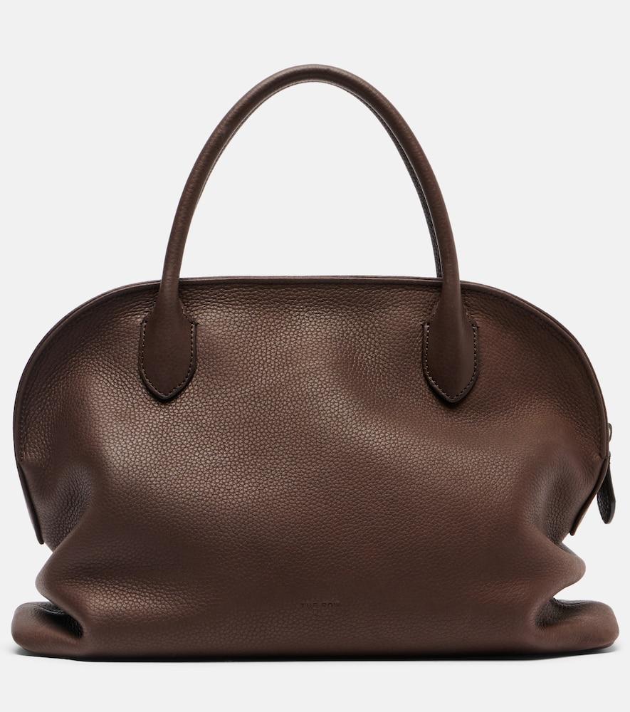 the row agnes 12 medium leather tote bag