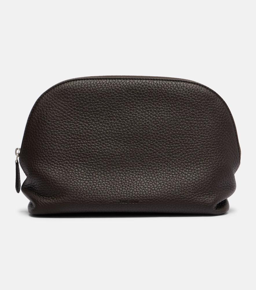 the row agnes leather pouch
