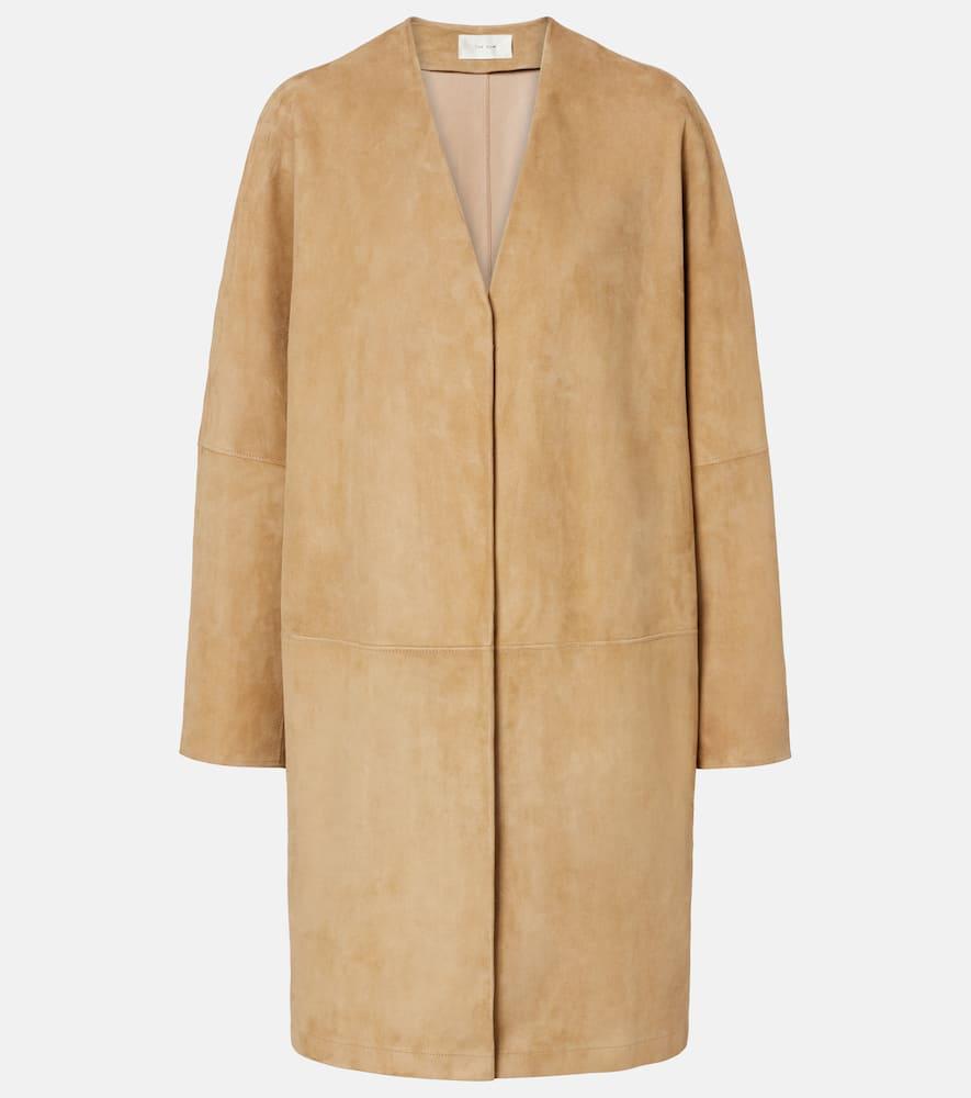 the row alarico suede coat